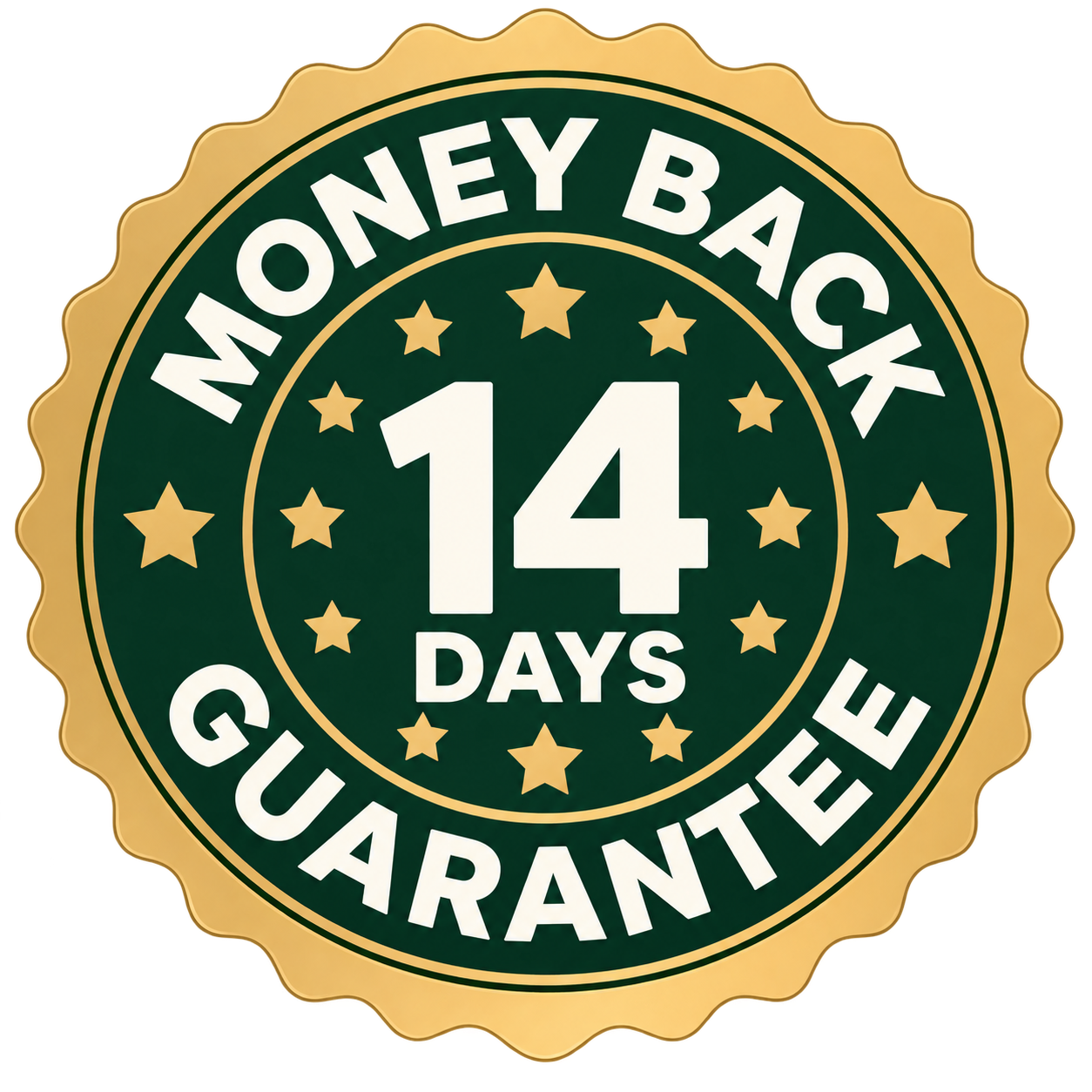 14 day money back guarantee